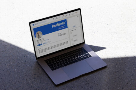 Audisatt Branding Portfolio: linkedin cover