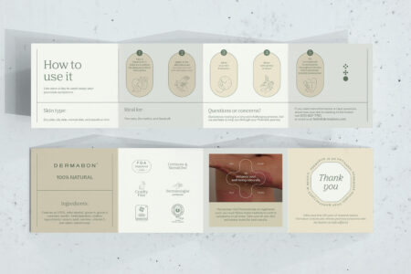 Dermabon: Use instructions design by Phidev