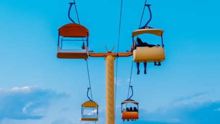 Western Playland Tram Photography by Phidev